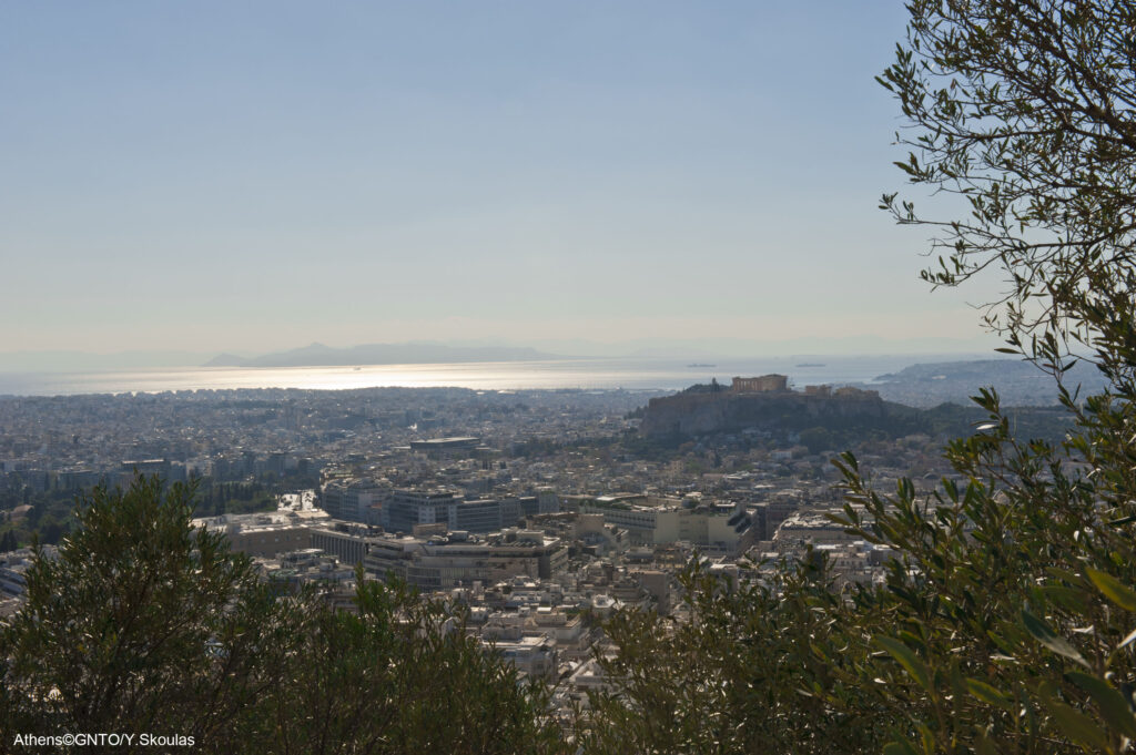 Il panorama di Atene