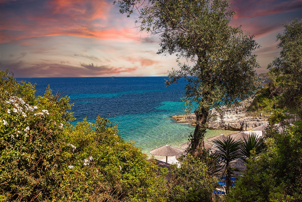 Paxos-spiaggia